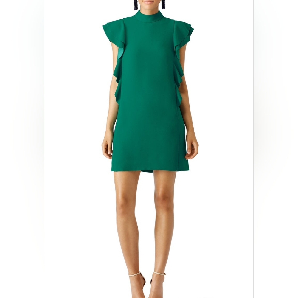 Kate Spade New York crepe flutter dress
